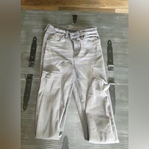 High rise skinny jeans
